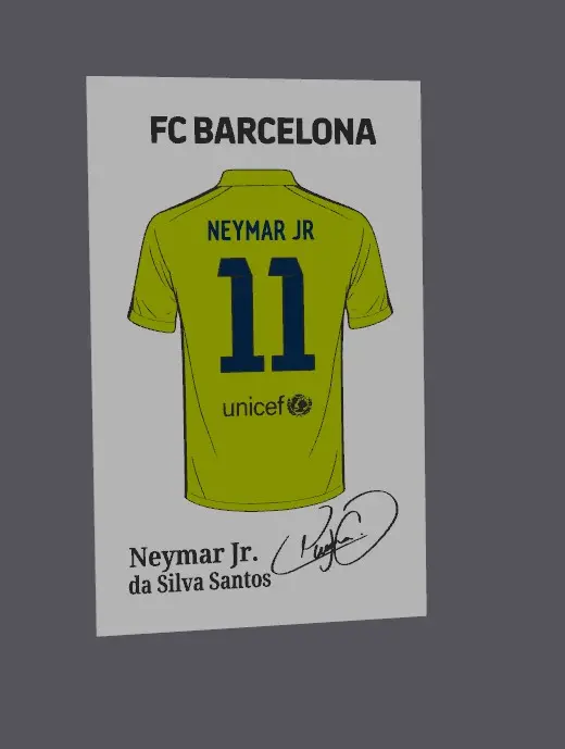 FC Barcelona Neymar Jr Jersey display