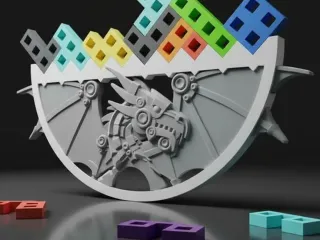 Dragon Balance Tetris