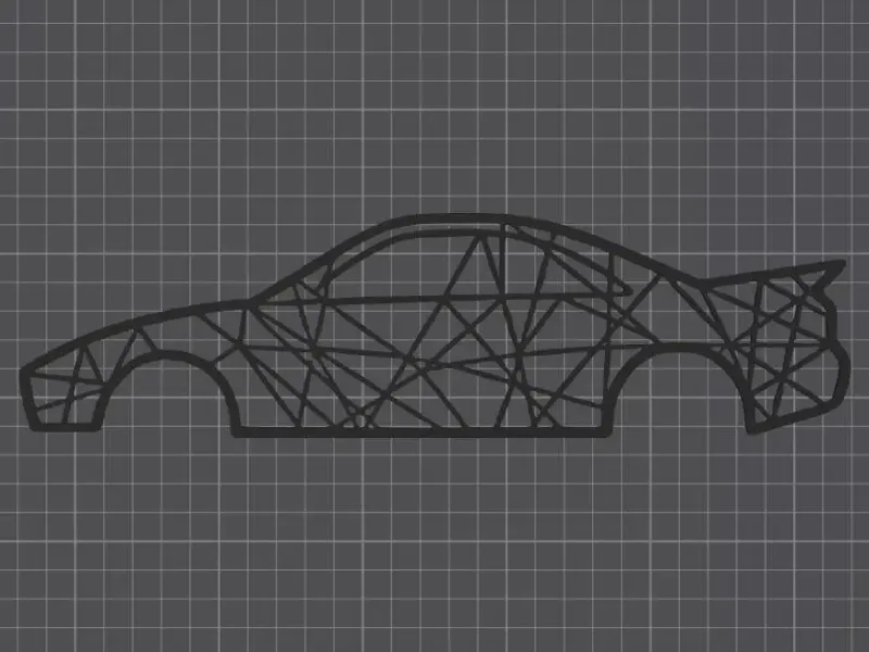 Toyota MR2 String Art