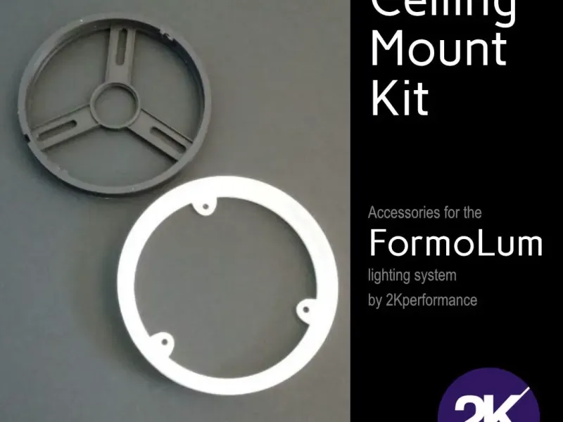 Plafondmontageset voor het FormoLum-verlichtingssysteem