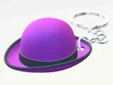 Bowler Hat Key Chain-6