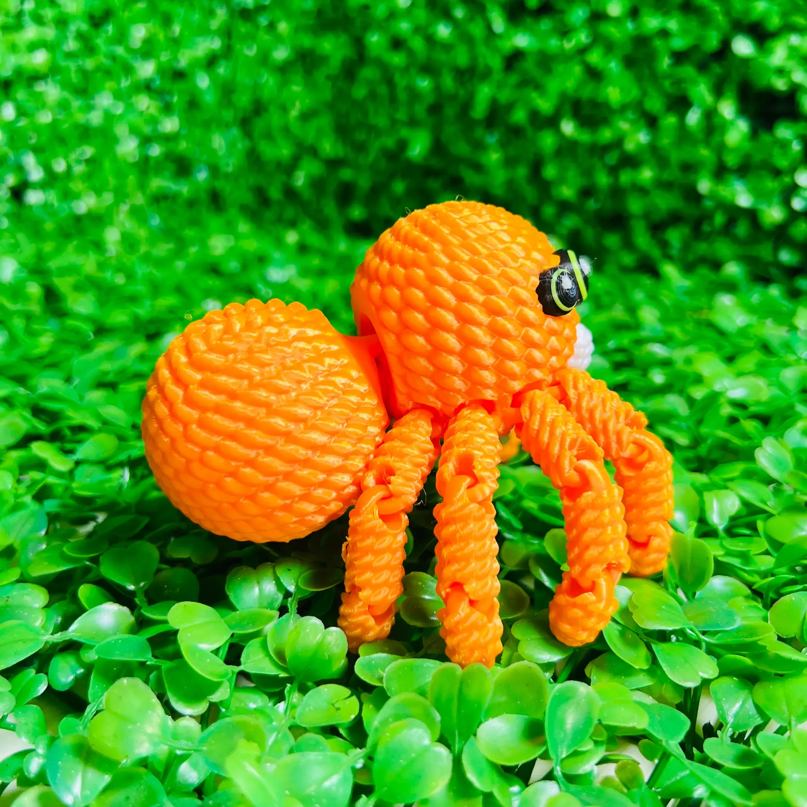 CROCHET SPIDER FLEXI - ARTICULATED - STL & 3MF MULTICOLOR