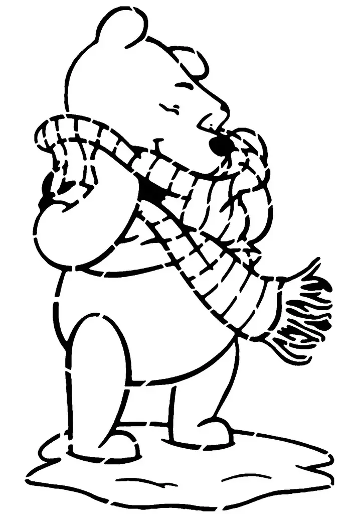 Winnie-the-Pooh plantilla 3
