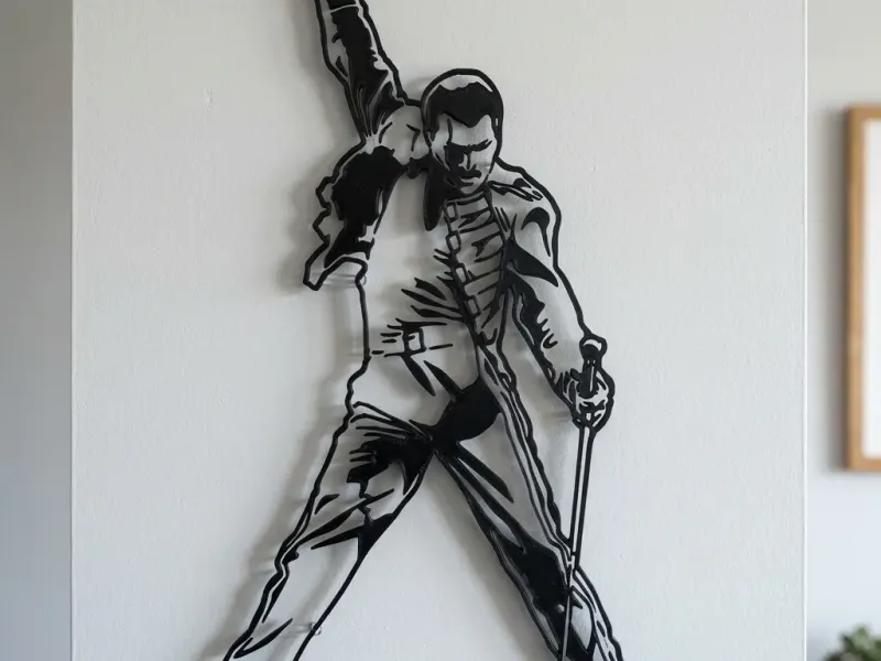 decoración Freddy Mercury 