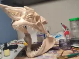 Cráneo de tiburón mako – Modelo 3D dividido realista-2