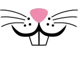 cute bunny Head -0