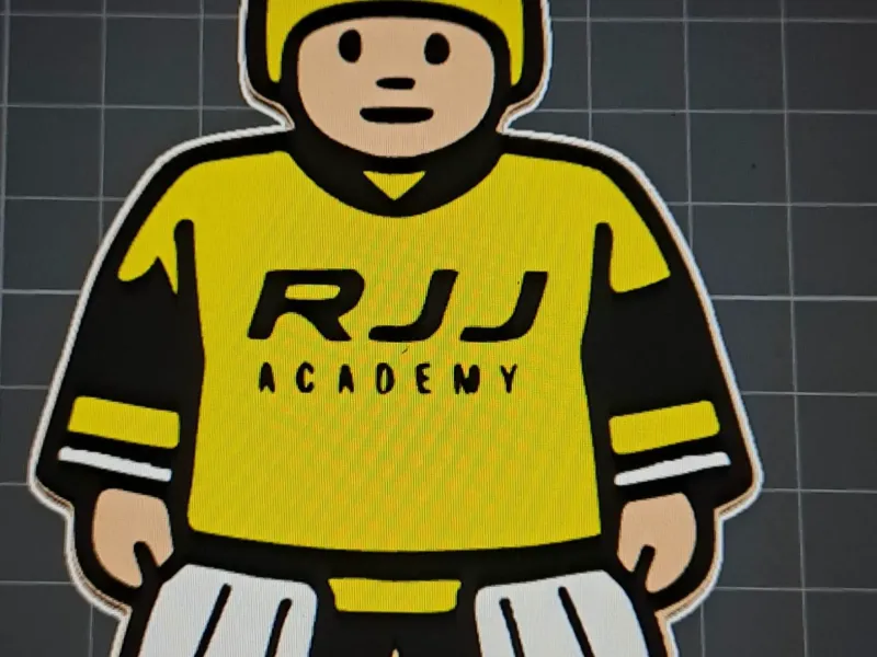 Goalie ice hockey keychain