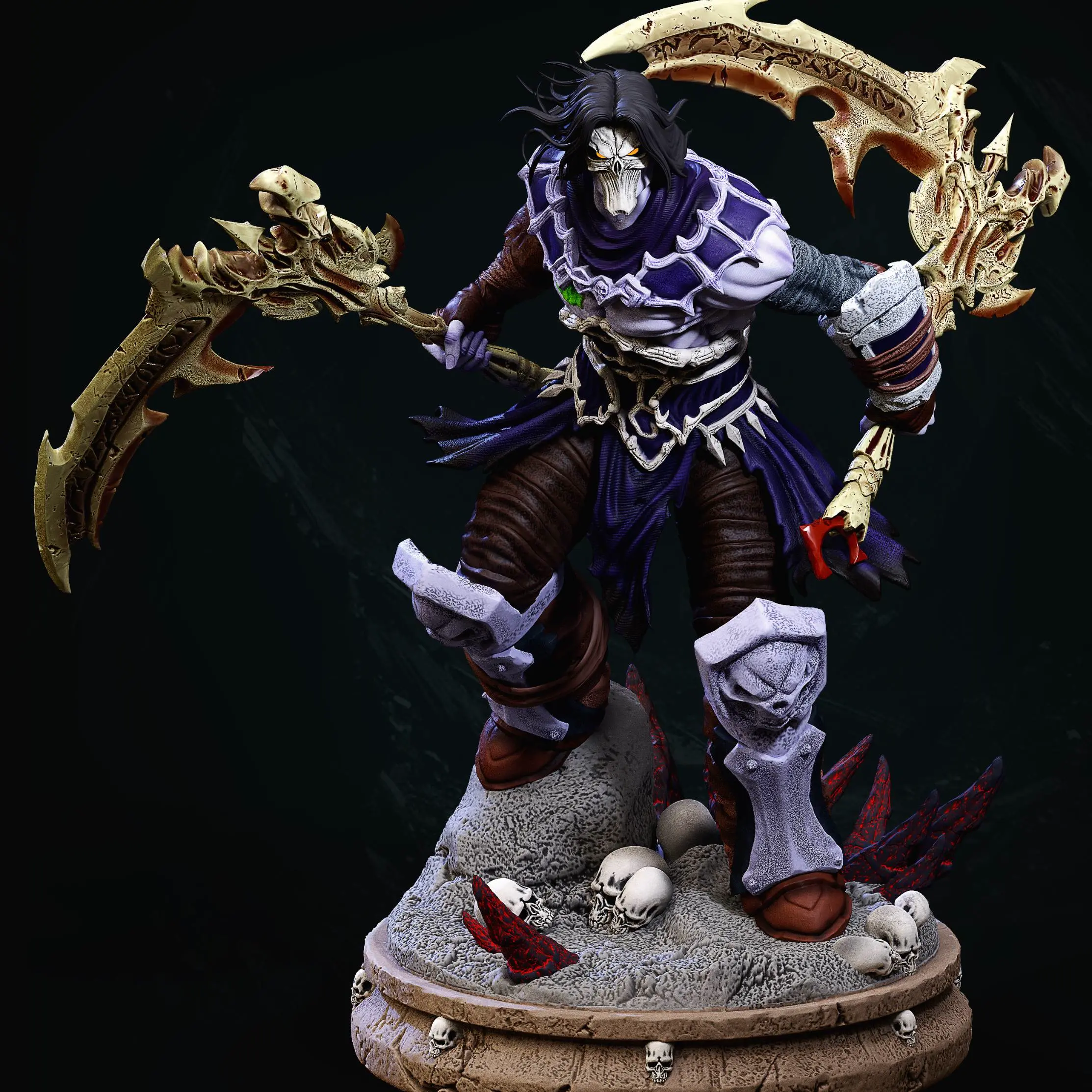 Sculptures & Artworks STL Download - Death Darksiders IIby CostaMoises ...