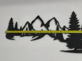 Mountain & Pine Trees Wall Art-2