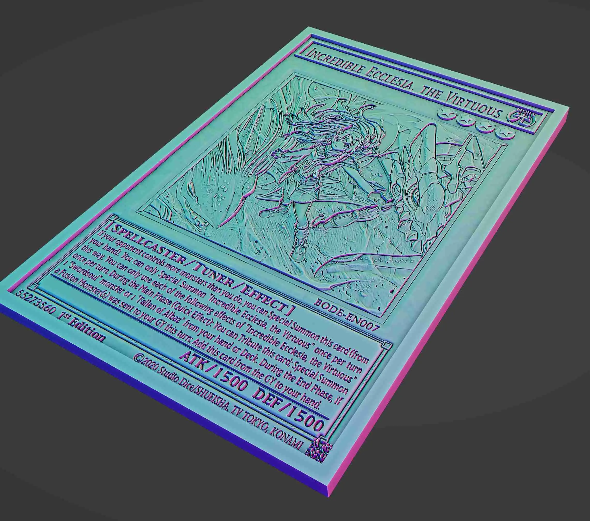 INCREÍBLE ECCLESIA, LA VIRTUOSA - YUGIOH