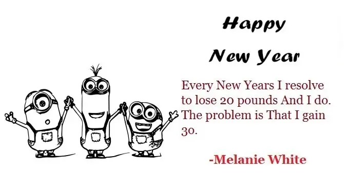 Happy New Year Resolution Plaque