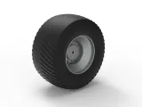 Rear wheel from Pulling tractor 3 Scale 1:25-7