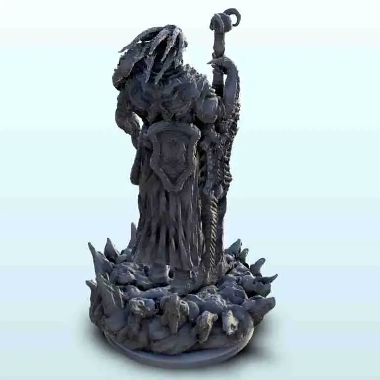 Lord of chaos with skull sword - figure dark miniatures warh