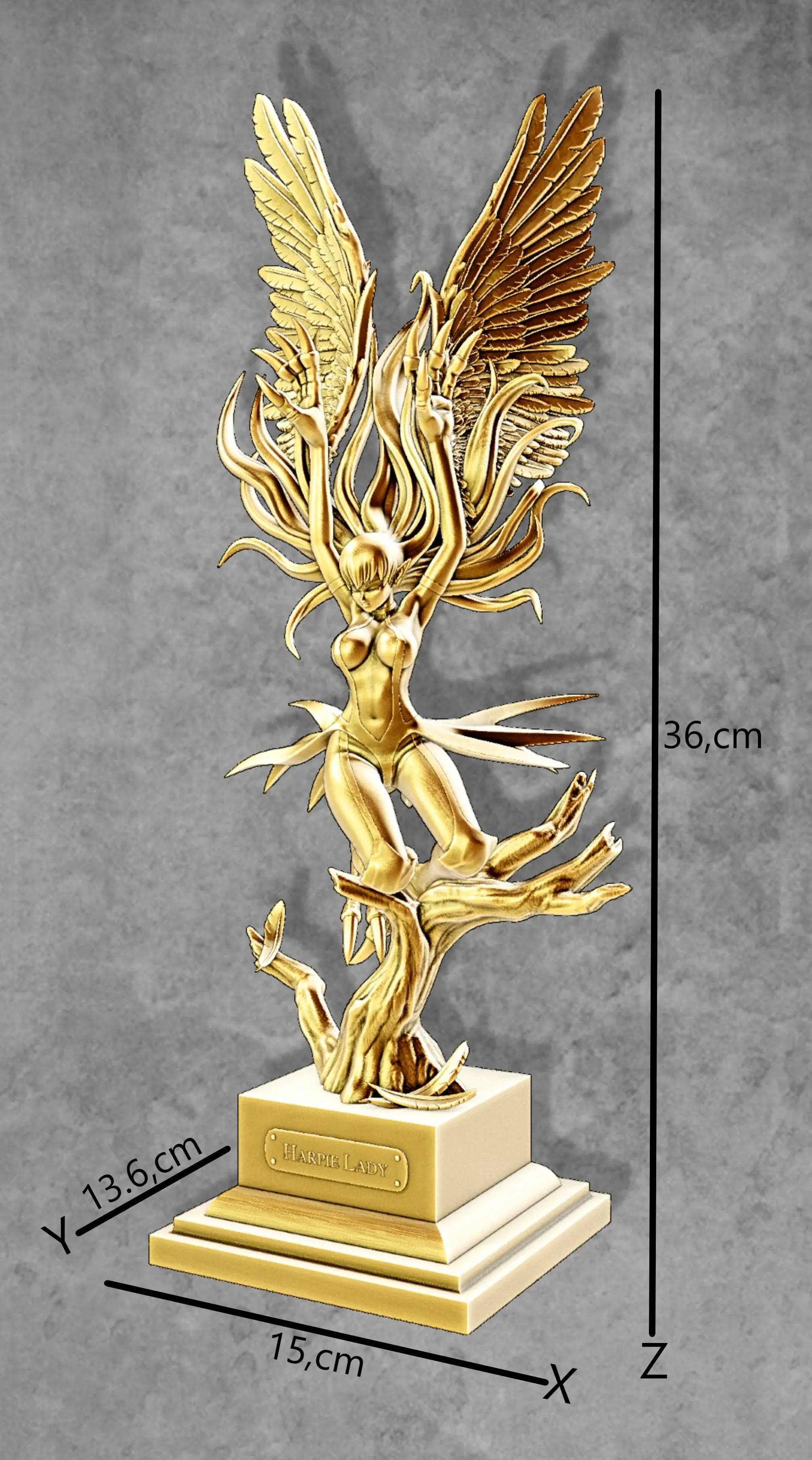 harpie lady figure - yugioh