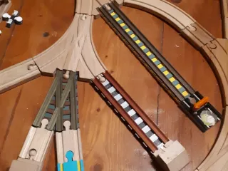 Wooden Railroad with sleepers