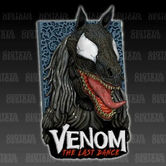 Sculptures & Artworks STL Download - Venom The Last Dance Horseby