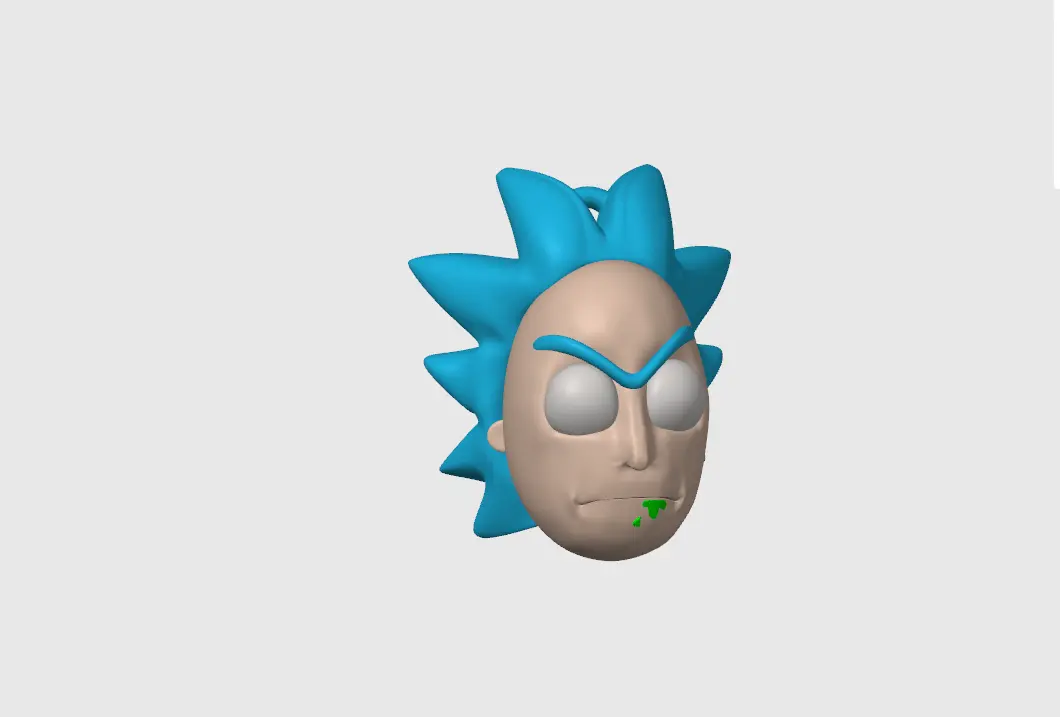 Llavero cara Rick Sanchez - Rick y Morty