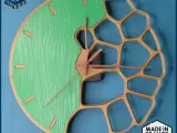 Voronoi design wall clock-7