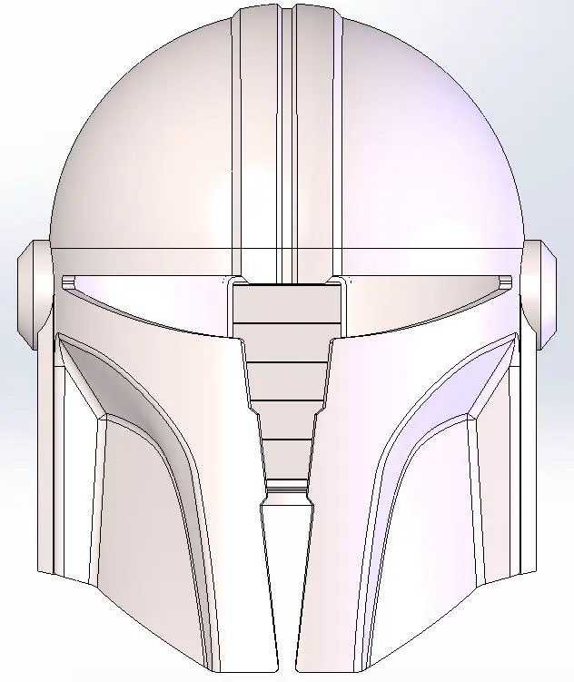 Mandalorian Helmet - Custom Assassin