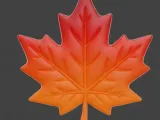 a single maple leaf-0