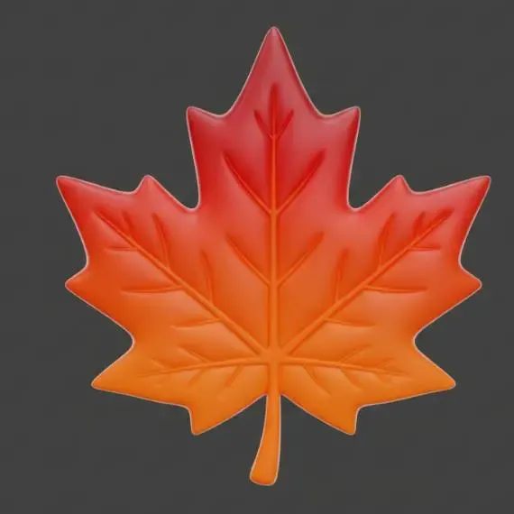 a single maple leaf