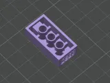 Lego brick keychain-2