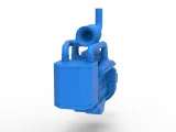 Engine of Pro Stock Pulling Tractor Scale 1:25-4
