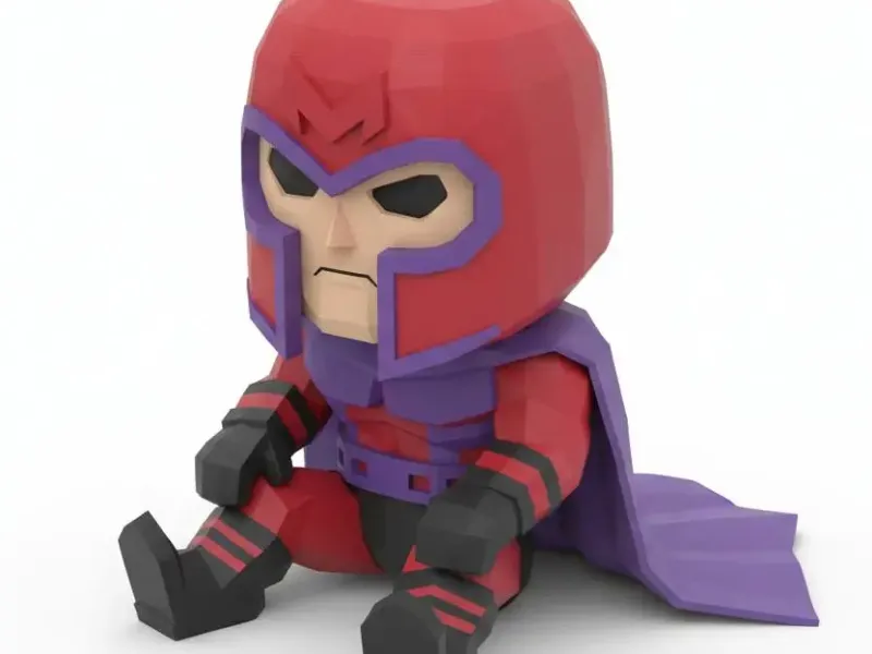 Magneto Chibi Figure 🧲💜