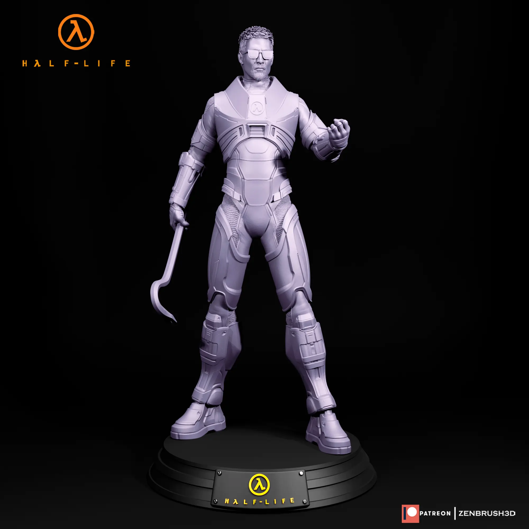 HALF LIFE - GORDON FREEMAN 3D PRINTING