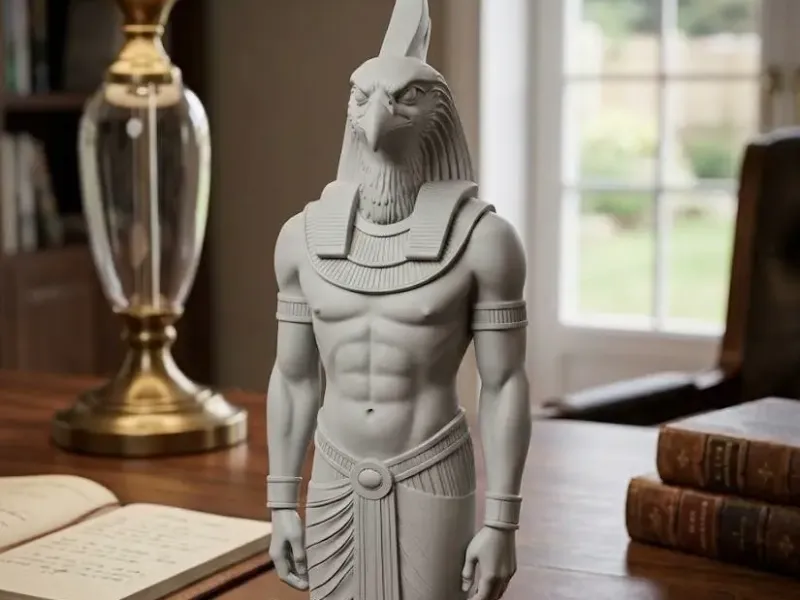 Egyptian style statue