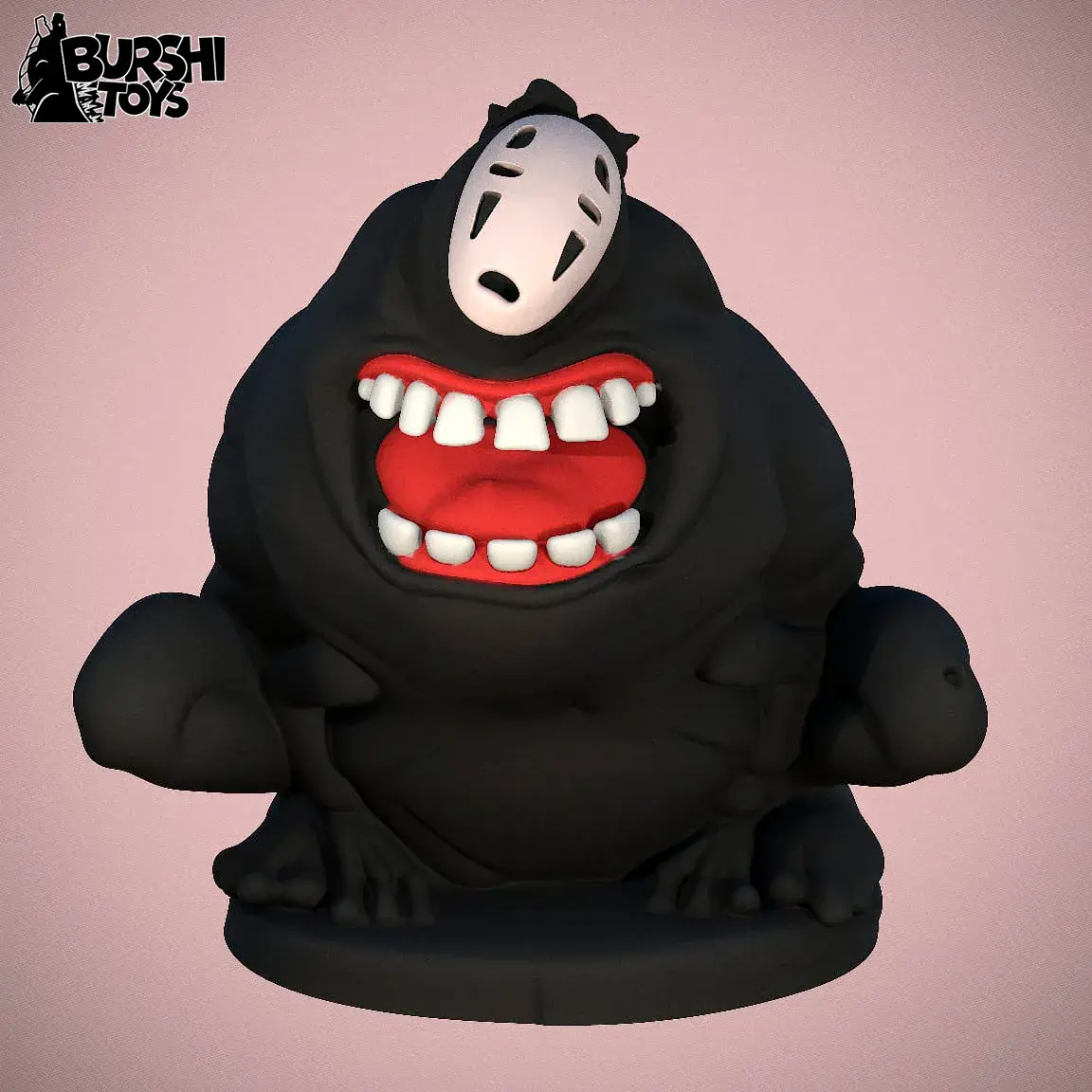 3D Printer Files | 3MF File | No-Face - Kaonashi - Spirited Away (3MF  READY) Chihiro | Creality Cloud, image size:1152x1152