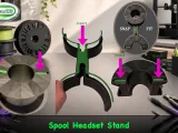 S3D Modular Filament Spool Headset Stand and Organiser-9