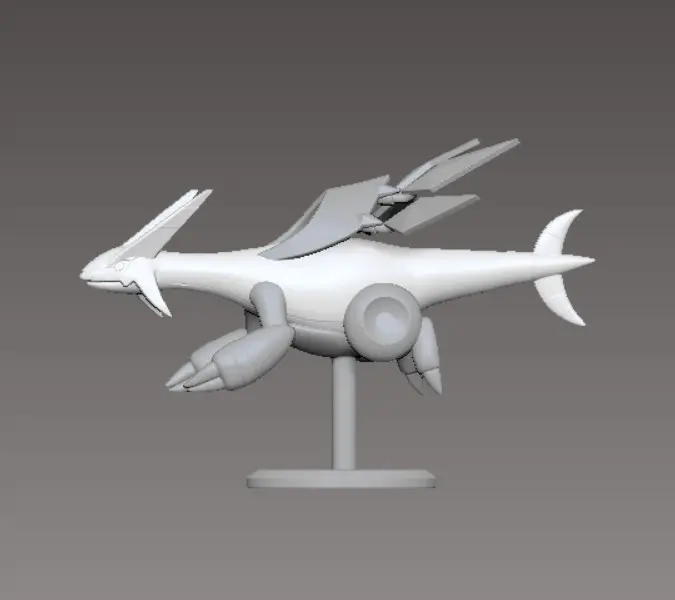 PALWORLD JETDRAGON FIGURE - JET DRAGON PARTS SEPARATED