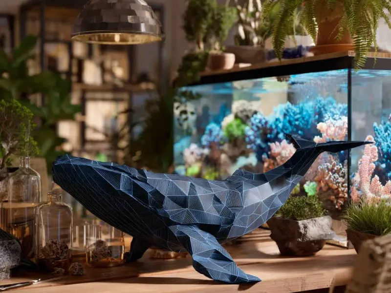 Polygonal Whale 01