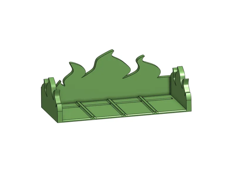 Hot Wheel Stand - Fire Themes - For 1/64 Scale Cars