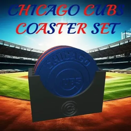 Chicago Cubs Coaster Set (MLB)