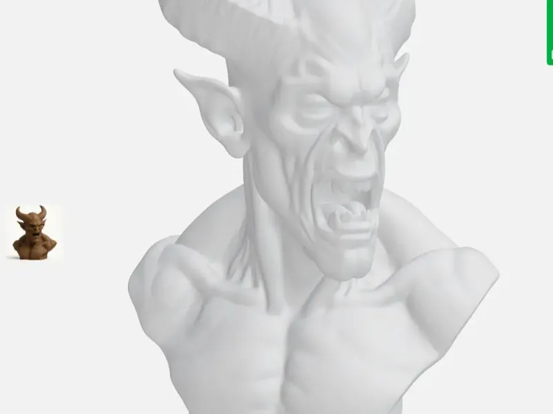Lucifer Bust