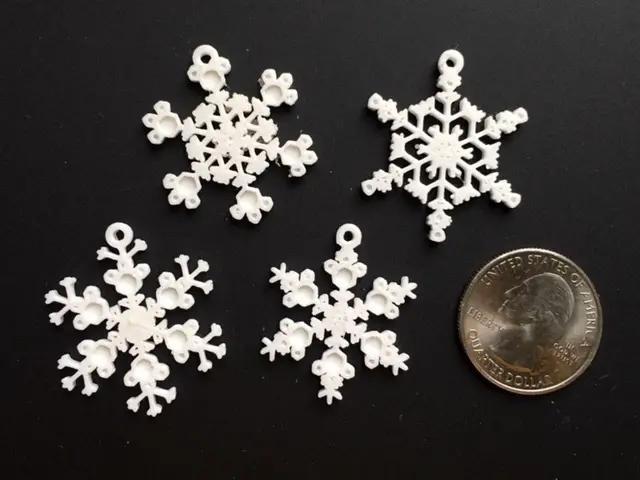 Tiny Snowflake Ornaments - from the Snowflake Machine