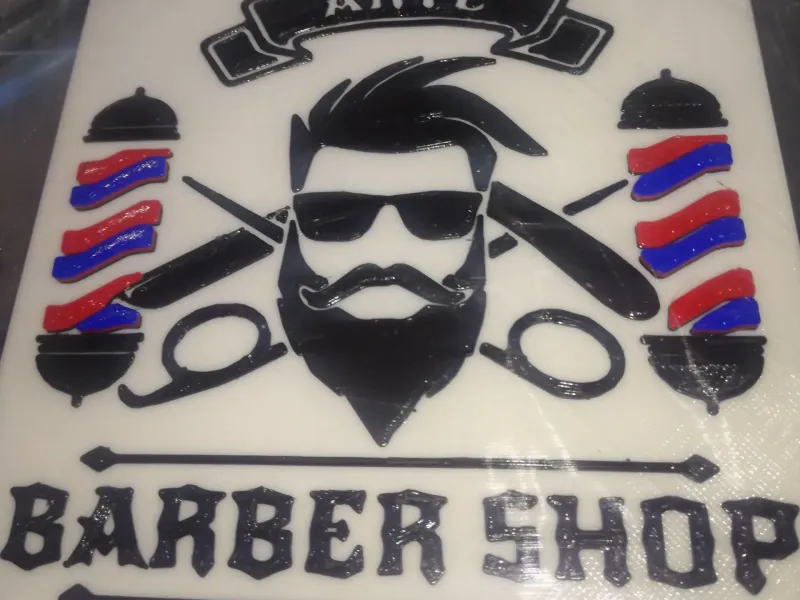 Enseigne pour barbier