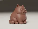 Mini Cat – Tiny Cute Cat Figurine | 20 mm Support-Free Print-2