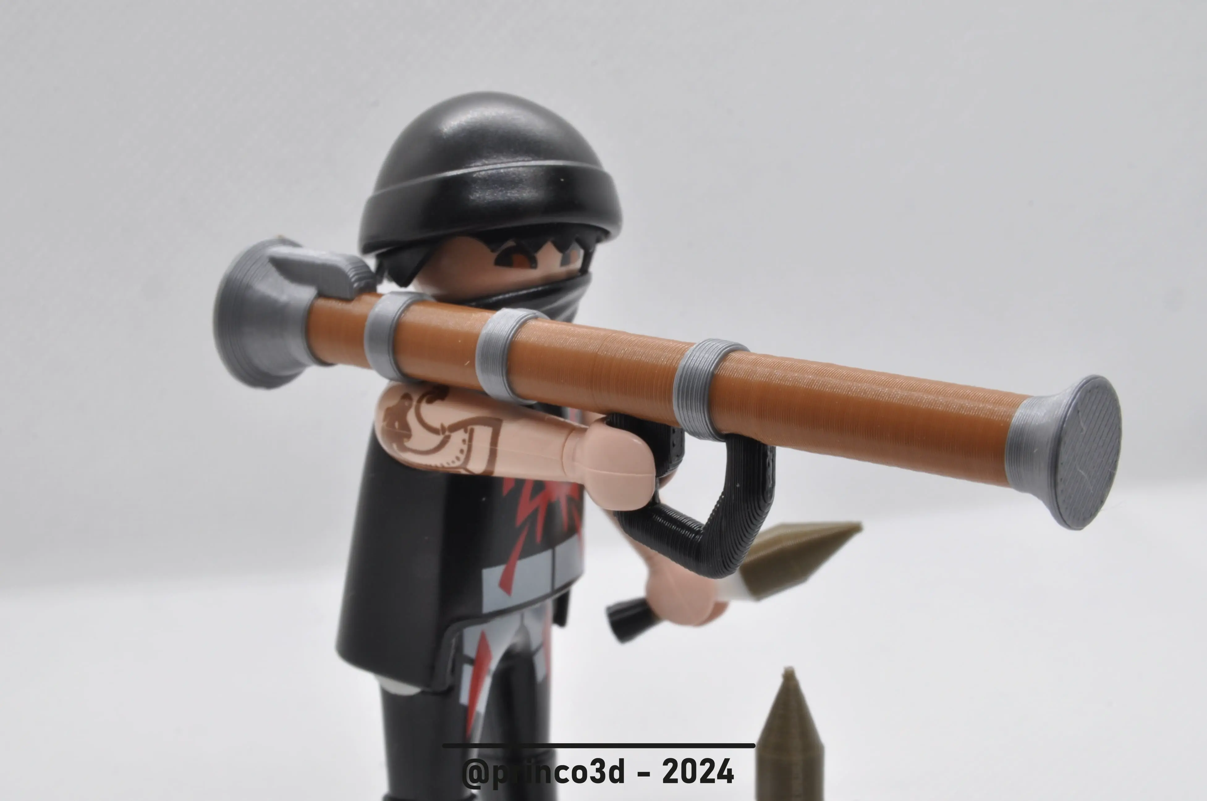 Bazooka and Projectiles - Playmobil Compatible