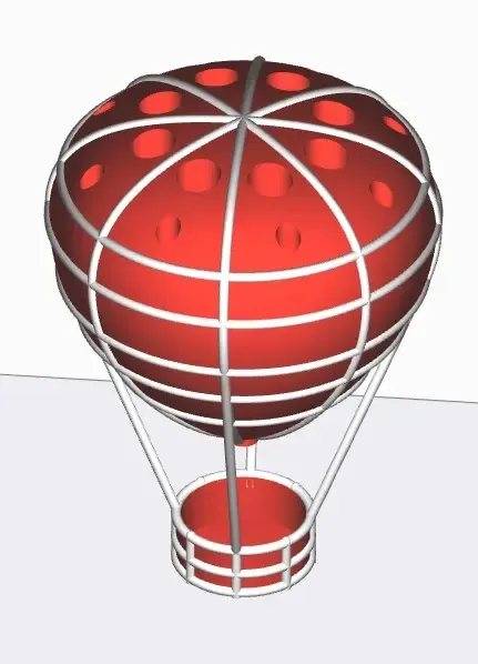 balloon shaped pen holder