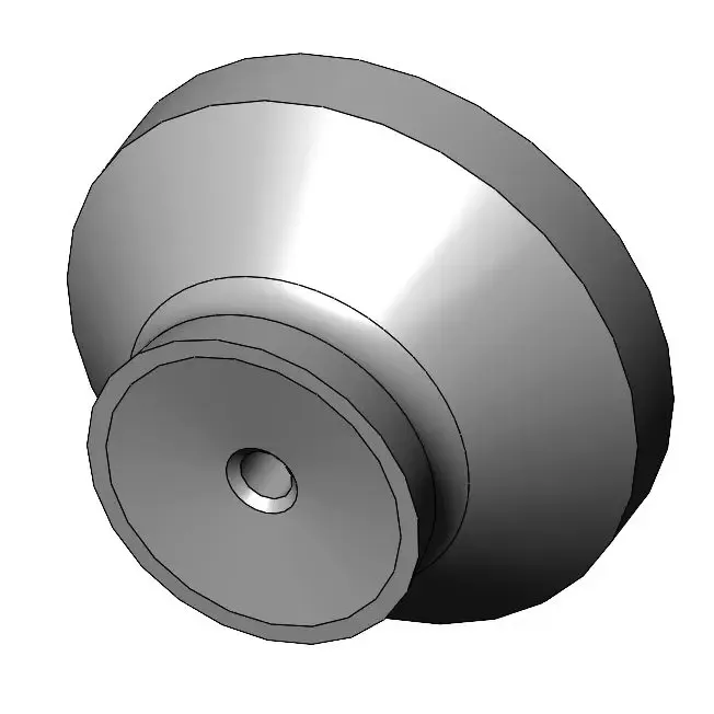 Lid handle ф60 mm for pin M5