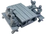 Dining villagers (SITTING FOLKS)-2