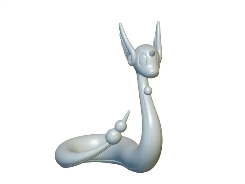 Pokemon Dragonair #148 - 3D Baskıya Hazır!