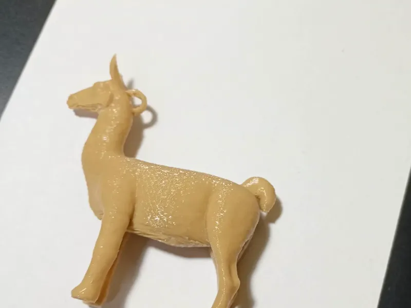Guanaco llama Keychain