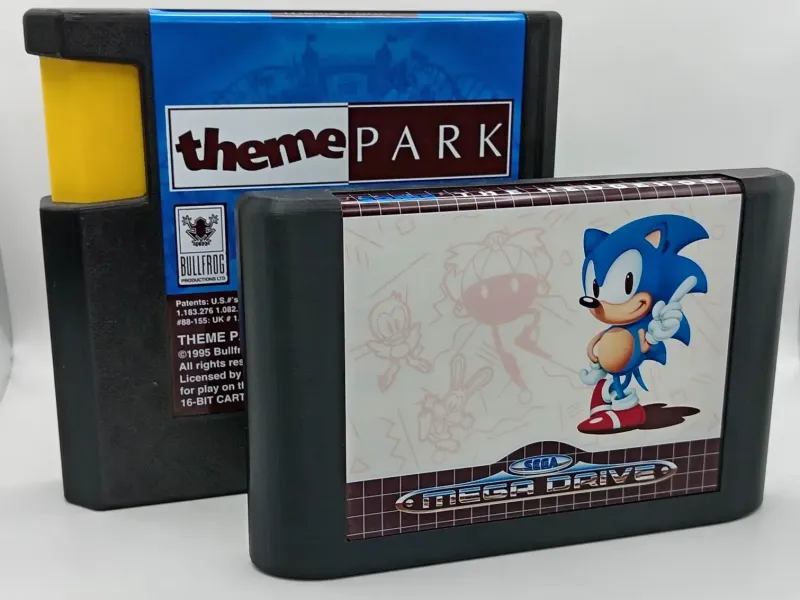 Large Sega MegaDrive Genesis Game Cartridge Decor