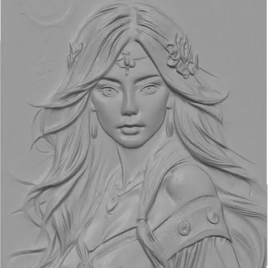 Xenia - relief sculpture