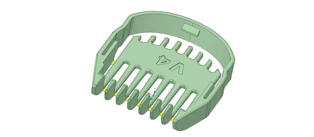 Hair trimmer guard comb
