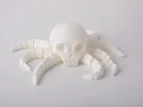 Skull Octopus Flexi Toy - Articulated Collectible-1